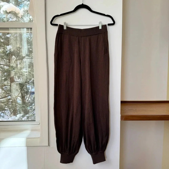 NWT Free People Nolan Sweater Set Matching Two Piece Pants Set Brown Small - Picture 12 of 15